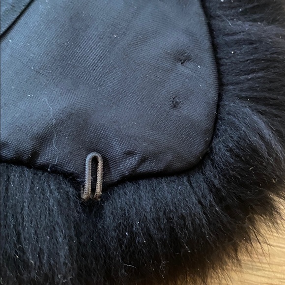 Real black fox collar in good condition - Picture 9 of 10